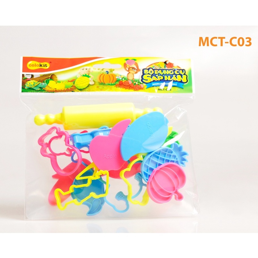 ( 5 Vĩ ) Bộ Khuôn Sáp Nặn Đất Nặn MCT03 Thiên Long Camshop