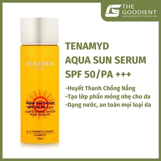 Huyết Thanh Chống Nắng Tenamyd SPF 50/PA+++ Aqua Sun Serum SPF 50/PA