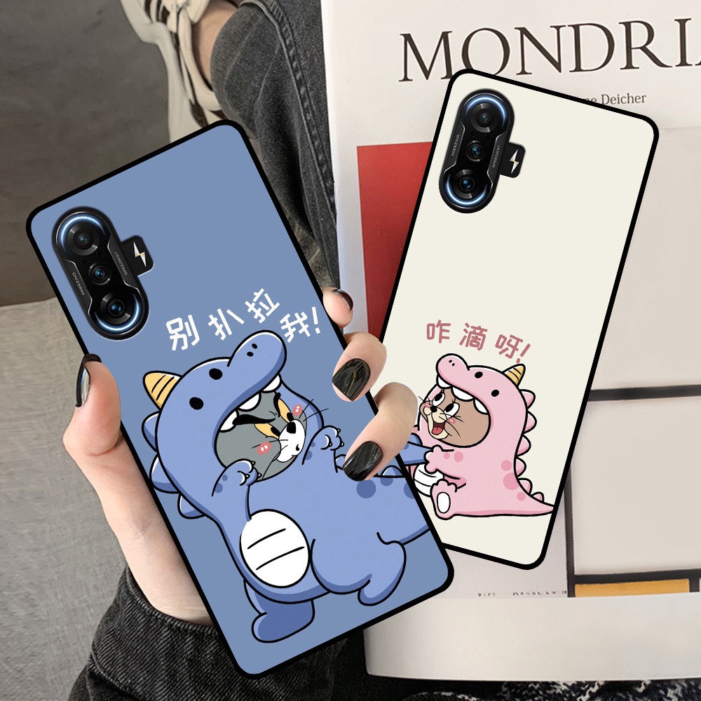 Ốp Xiaomi K40 Gaming / K40 / K40 Pro / K40 Pro Plus / K40 Pro+ in hình cặp đôi doremon, hổ, khủng long dễ thương