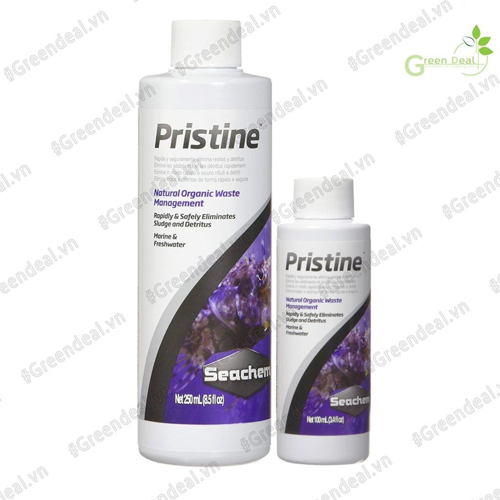 SEACHEM - Pristine (Chai 500 ml) | Vi sinh hồ cá biển thủy sinh