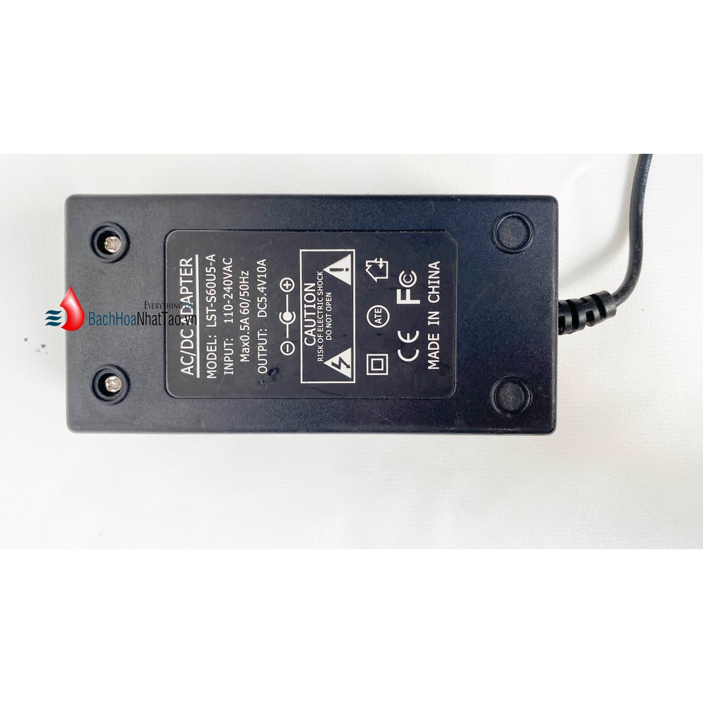 Nguồn Adapter 5.4v-10a 54w đầu ra jac 5.5 ly