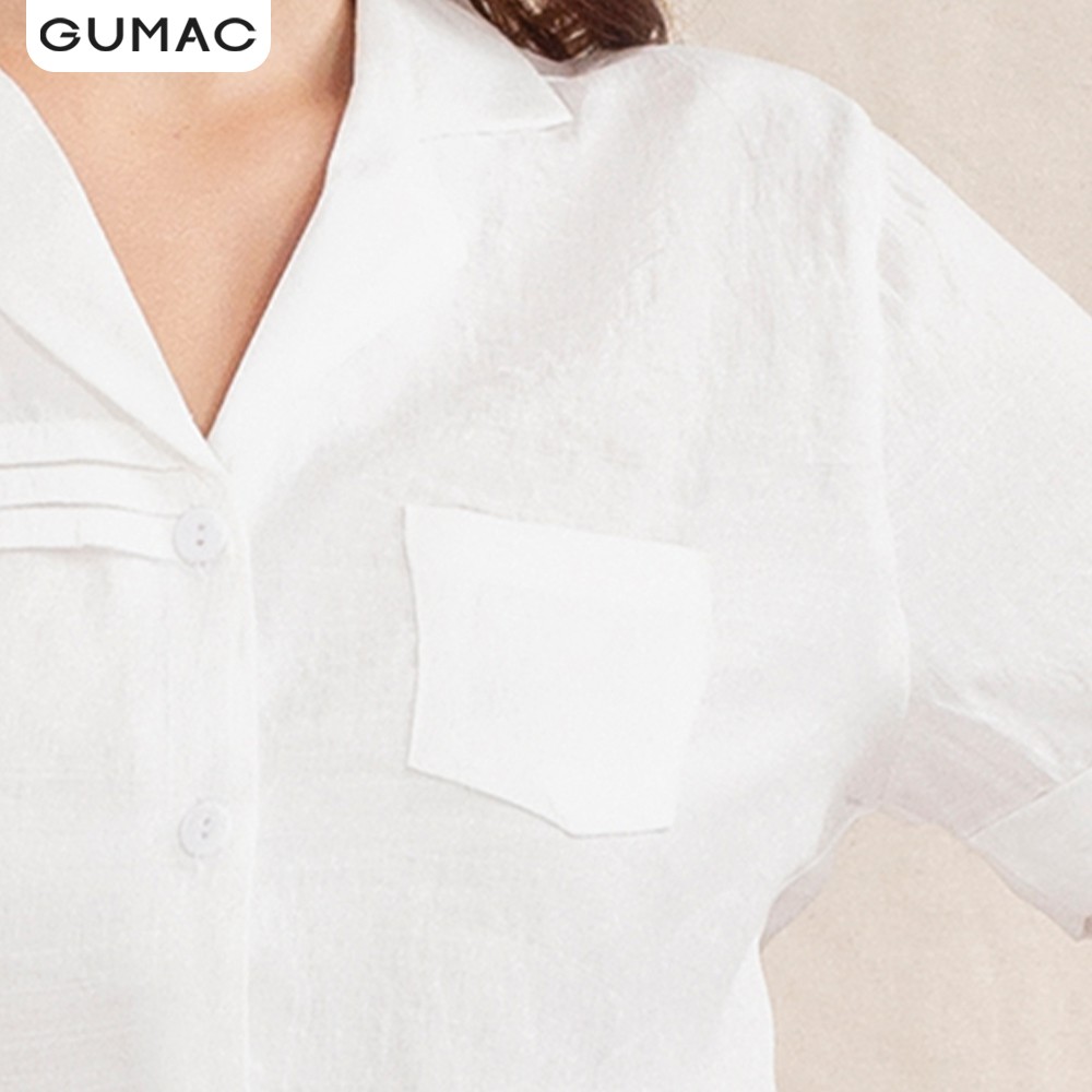 Áo cổ vest túi đắp AA1043 GUMAC | BigBuy360 - bigbuy360.vn