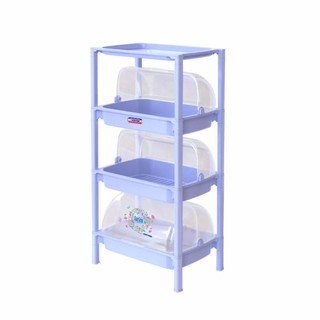 kệ úp chén 3 ngăn loại đại có nắp đậy