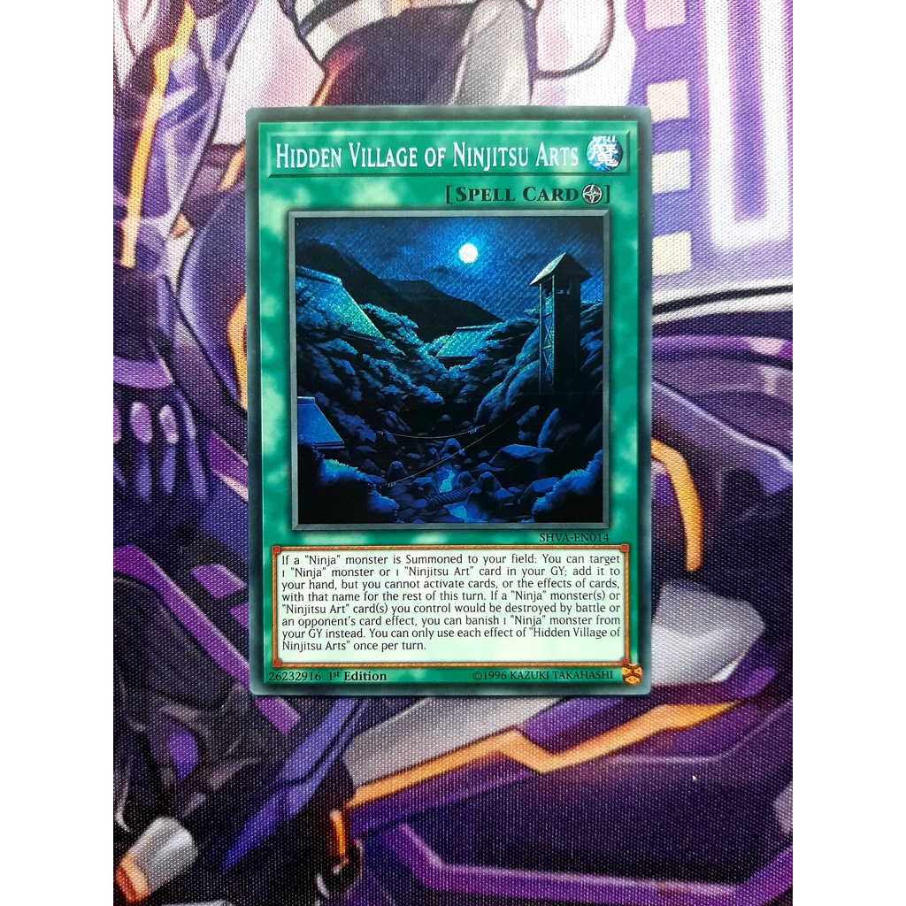 Thẻ Bài Yugioh Spell Hidden Village of Ninjitsu Arts - SHVA-EN014 - Secret Rare 1st Edition