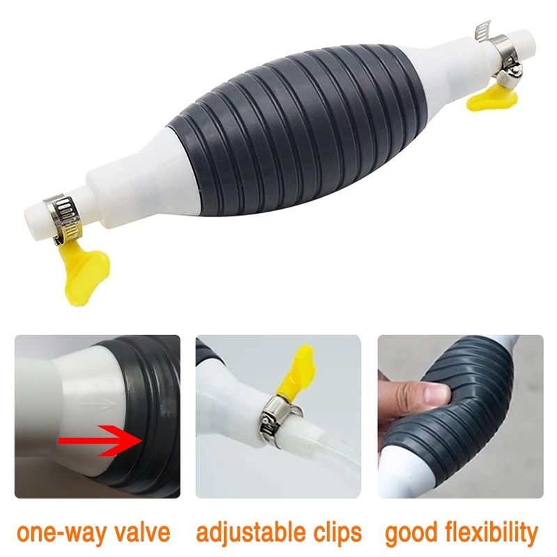 Dụng Cụ Bơm Nhiên Liệu Khẩn Cấp Cho Xe Ô Tô Kèm 2 Van Khóa