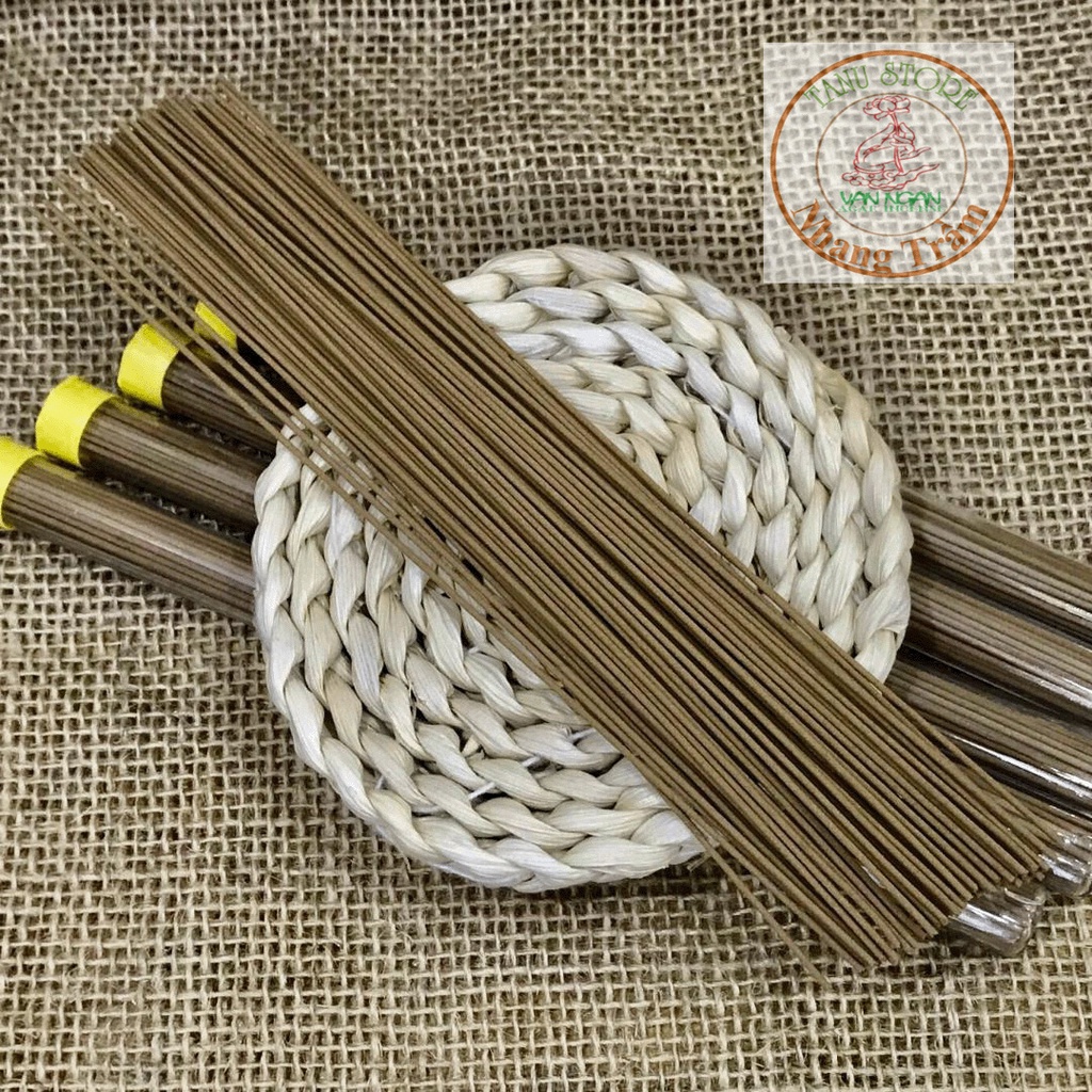 Nhang Không Tăm Trầm Hương Đặc Biệt Nắp Vàng- Thơm đậm đà Trầm Nha Trang, gia tăng vượng khí, thư giãn - Tanu Store