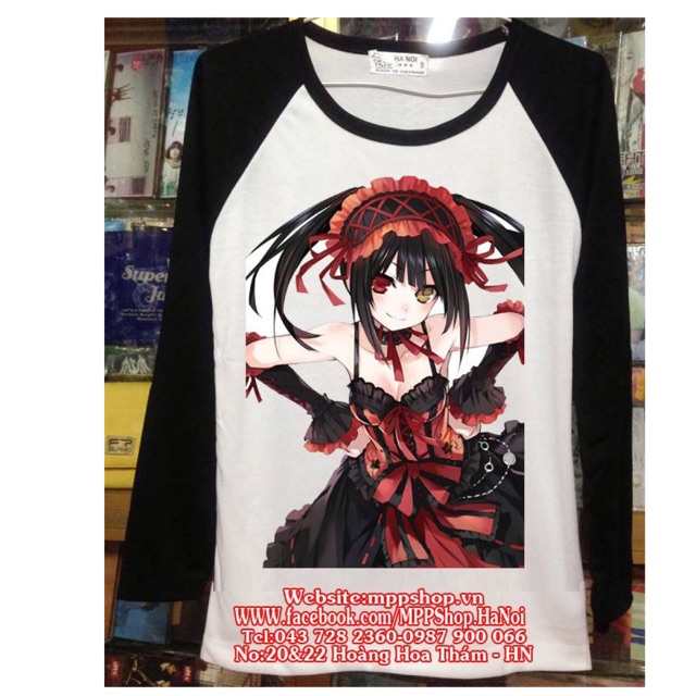 Áo anime manga in hình truyện tranh dài tay đủ truyện