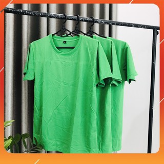 Áo thun trơn màu xanh lá đậm - xanh két