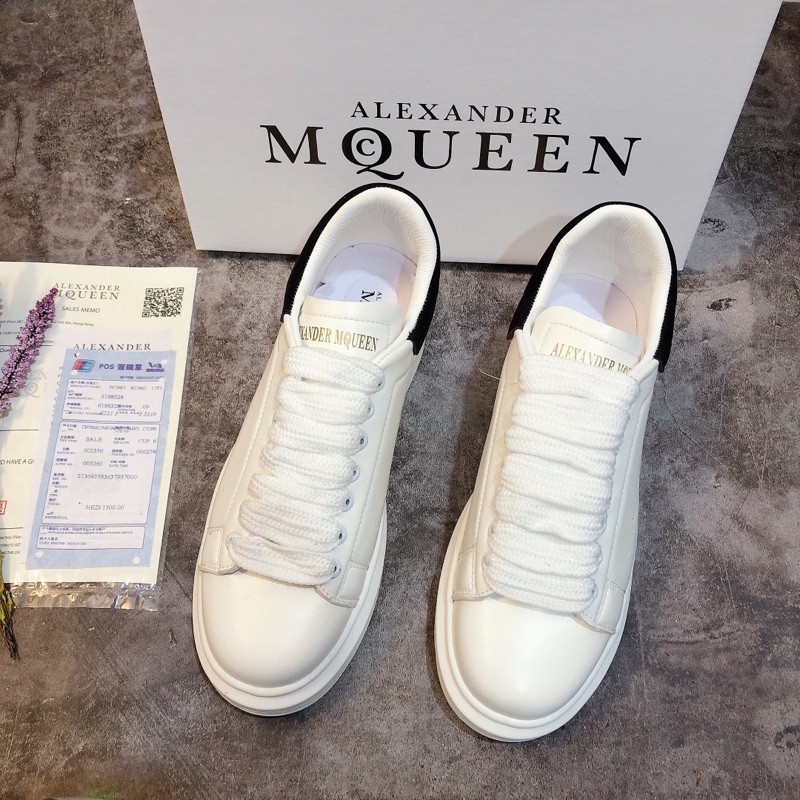 Giày mcq nam full box, bill hàng dày dặn chuẩn bản 1:1
