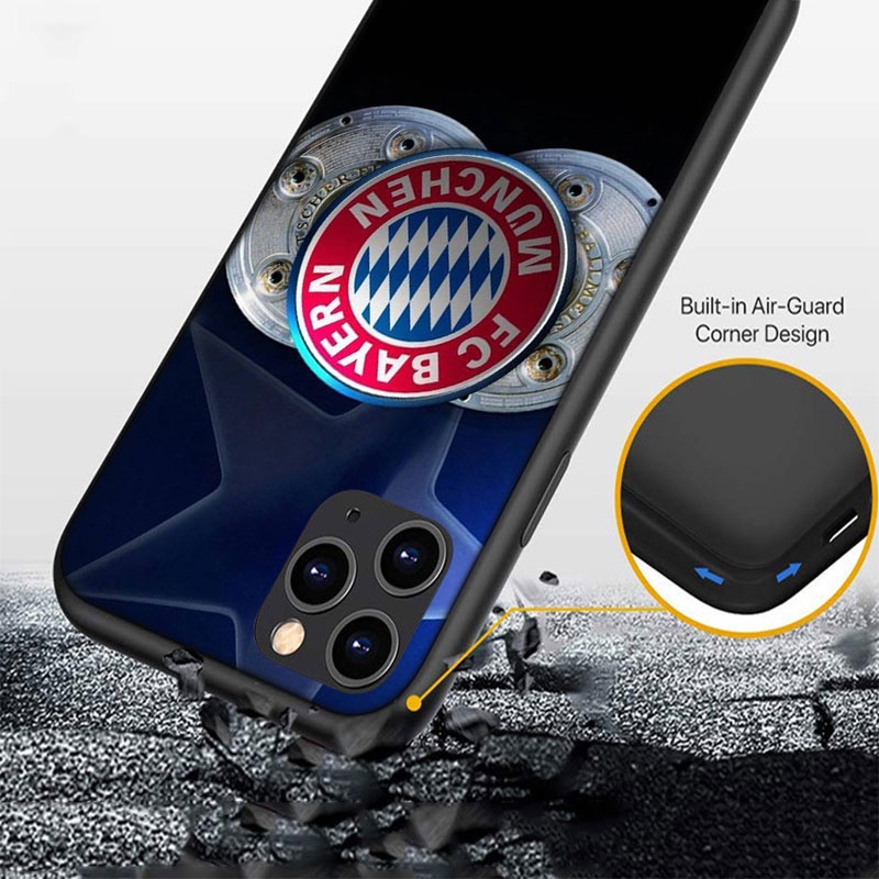 Ốp Điện Thoại Họa Tiết Logo Bayern Munich Cho iPhone 5 5S 6 6S 7 8 11 Pro Max Plus SE XR IJ29