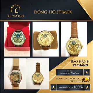 Đồng Hồ Nam STIMEX CAO CẤP 42mm - Máy cơ automatic dây da cao cấp - bảo hành 12 tháng
