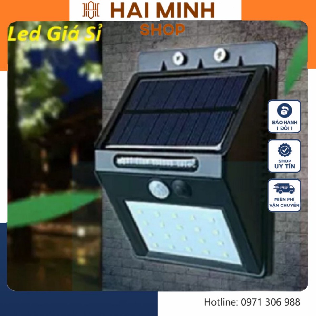 Đèn LED Cảm Biến Hồng Ngoại Sử Dụng Năng Lượng Mặt Trời (20 Led)