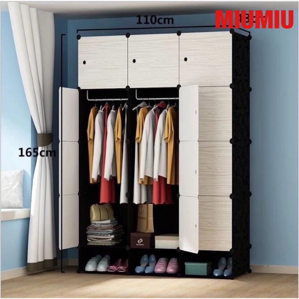 Tủ nhựa ghép 15 ngăn phiên bản cao cấp -12N3G