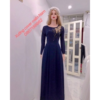 Áo dài trung niên 4 tà chifon