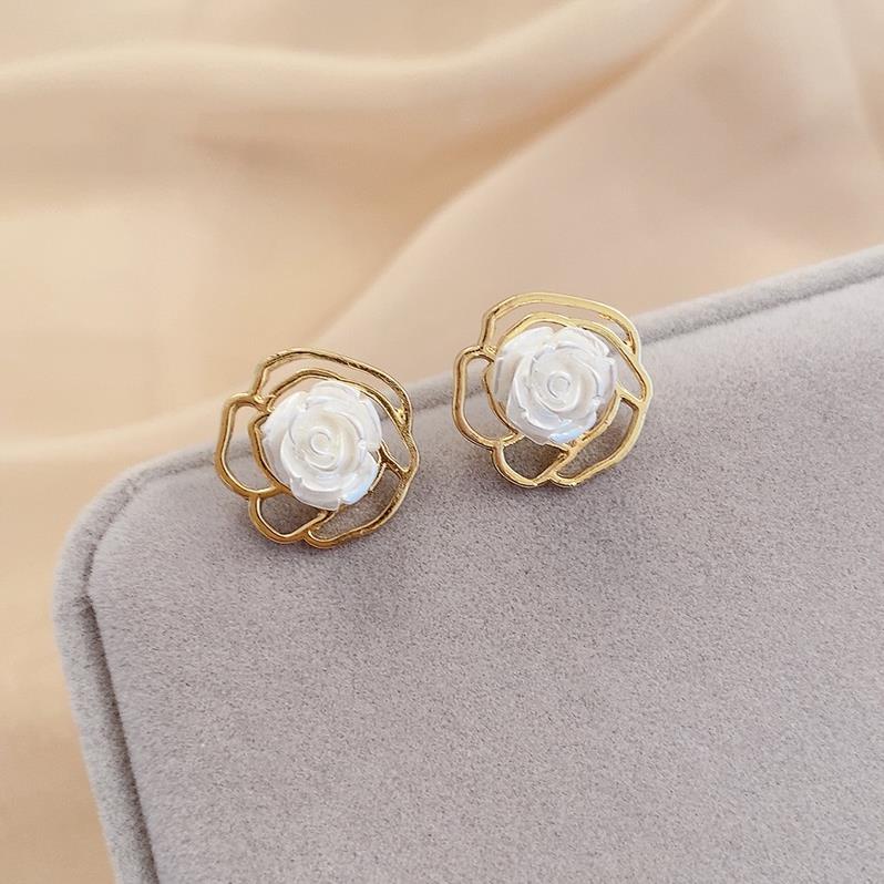Bông tai đính đá Hoa tai Bạc S925 Khuyên không gây dị ứng da nhiều hình xinh xắn sang chảnh, June accessories