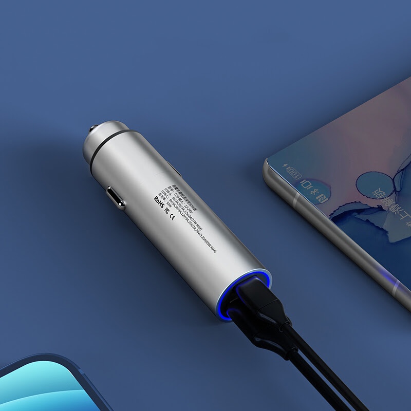 Sạc nhanh ô tô 92W Ez more Ti29 (1A1C)