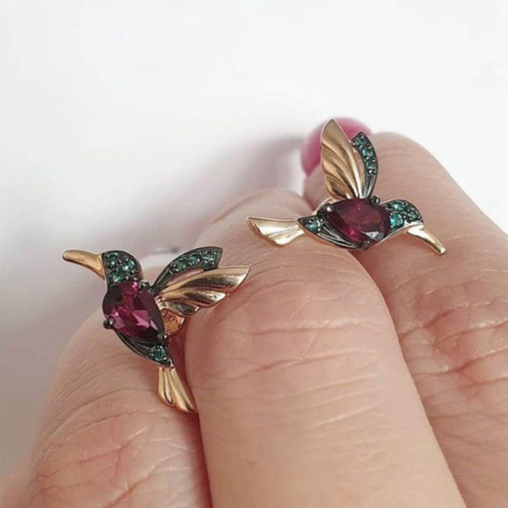 Bông Tai Dáng Dài Hình Chim Phong Cách Chibi Mới Cho Nữ|Đôi Bông Tai Dáng Rơi Họa Tiết Chim Thời Trang Cho Nữ