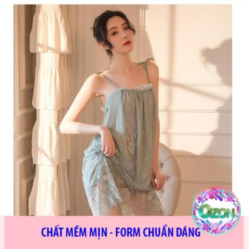 [REN XỊN - MỀM - FORM CHUẨN] ♥Ảnh Thật♥4 màu Váy Ngủ Xuyên Thấu B1023 Đầm Công Chúa Voan Ren Cao Cấp Quảng Châu | BigBuy360 - bigbuy360.vn