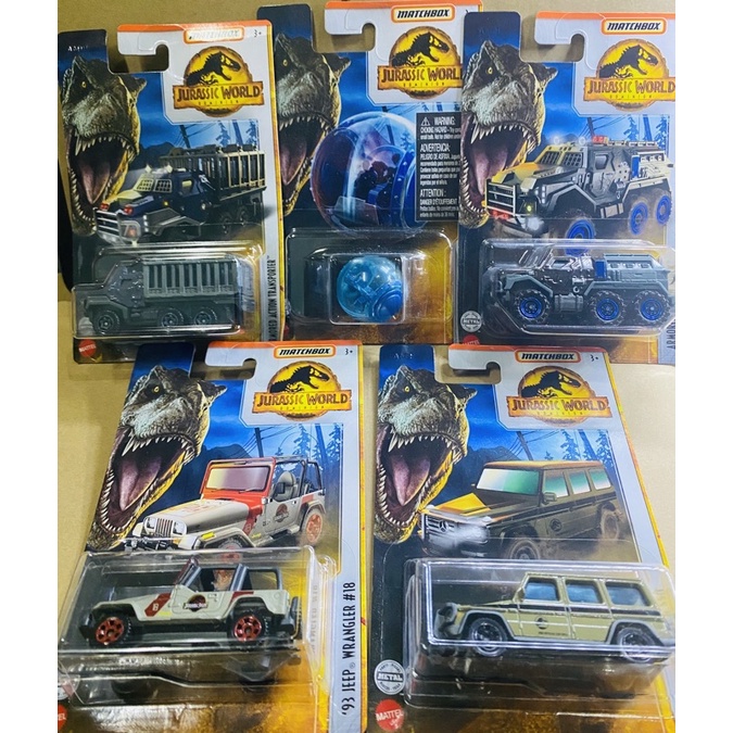 Matchbox Xe mô hình Khủng long Jurassix Word