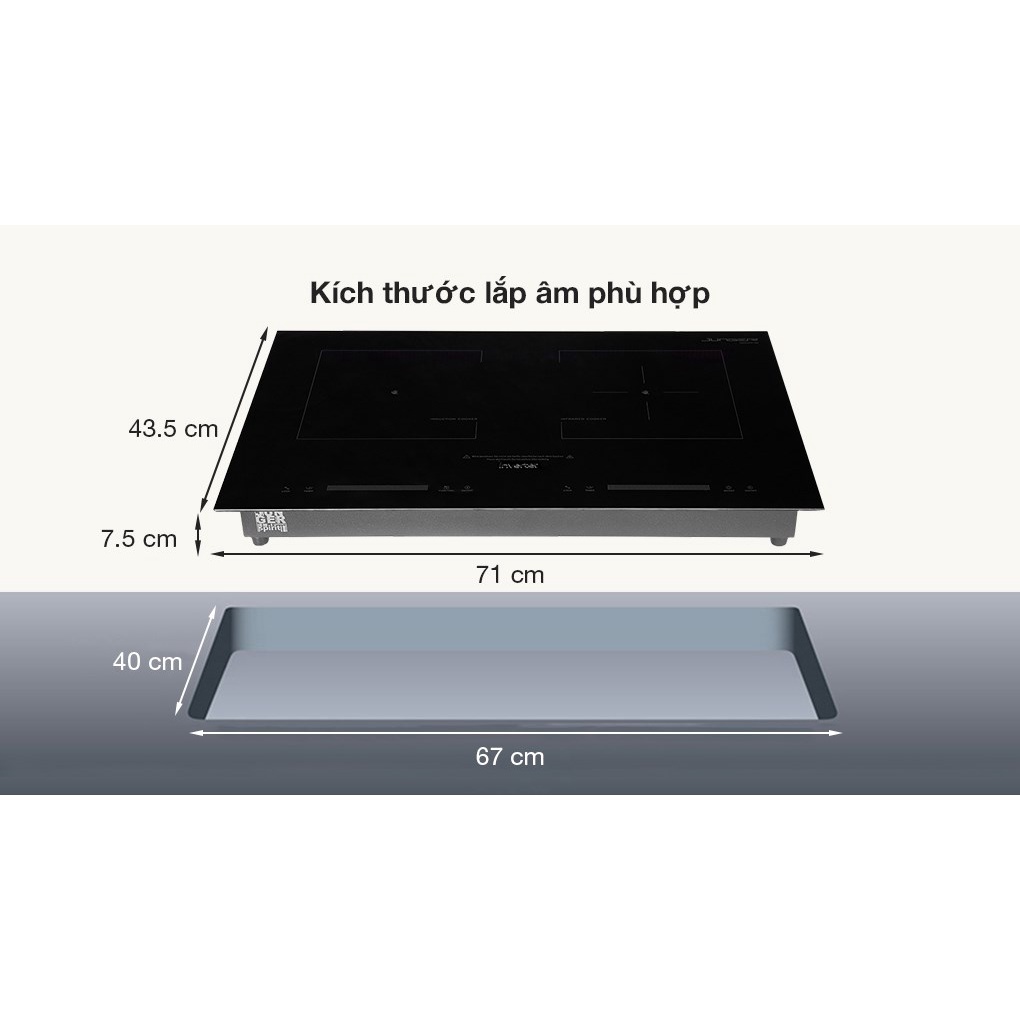 Bếp từ hồng ngoại lắp âm Junger SIS-66