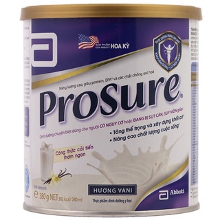 Sữa prosure hương vani 380g