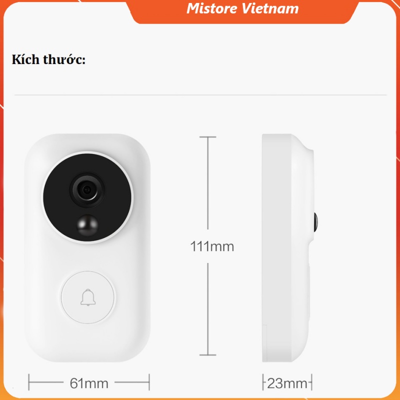 Bộ chuông cửa gọi Video thông minh Xiaomi FJ01MLTZ