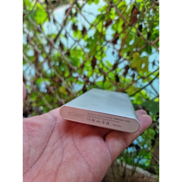 Pin sạc dự phòng Polymer 10.000 mAh Type C eSaver PJ JP106S nobox 10000mah e.saver likenew