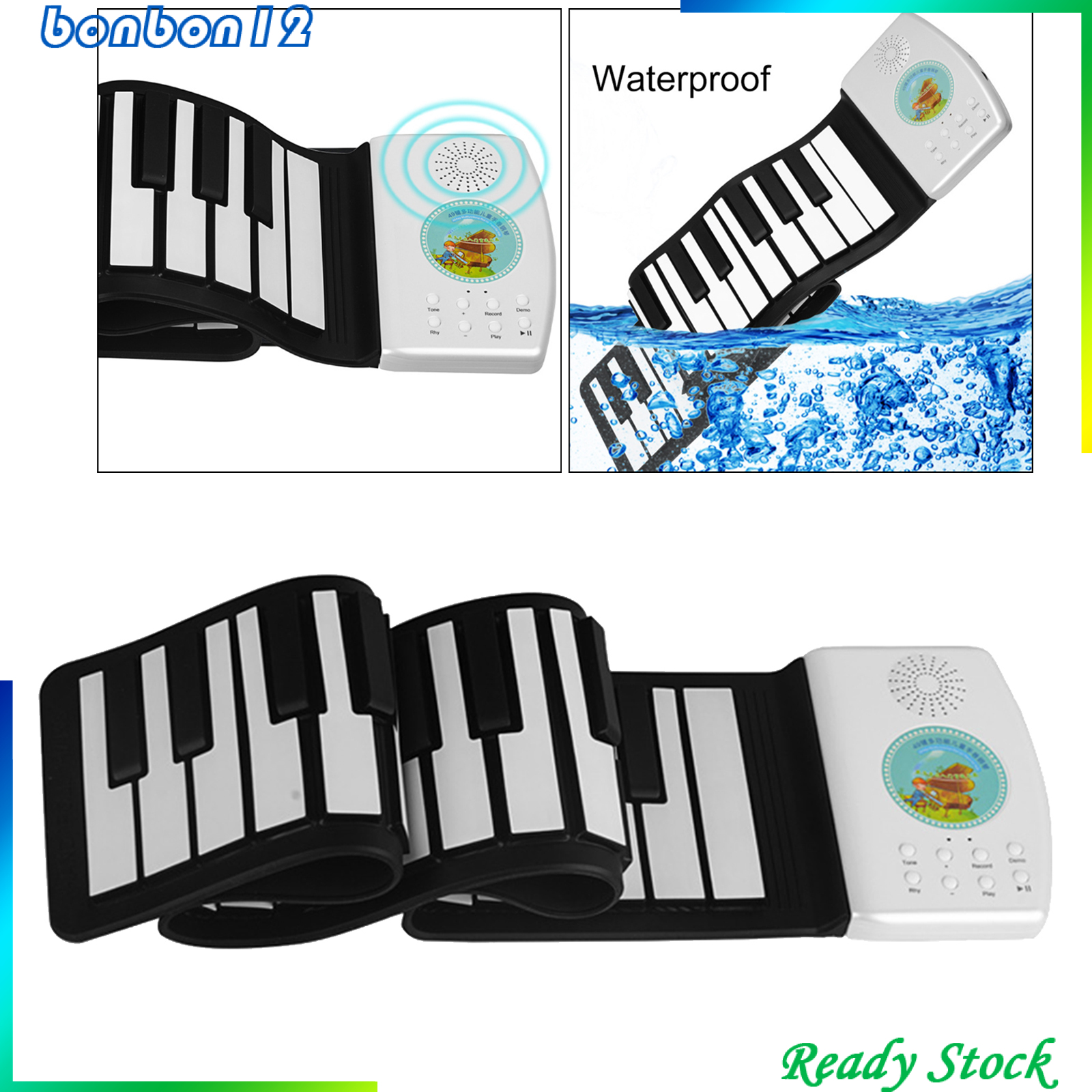 [Home Appliances]Roll Up Piano Electric Digital Roll Up Keyboard Piano Gifts