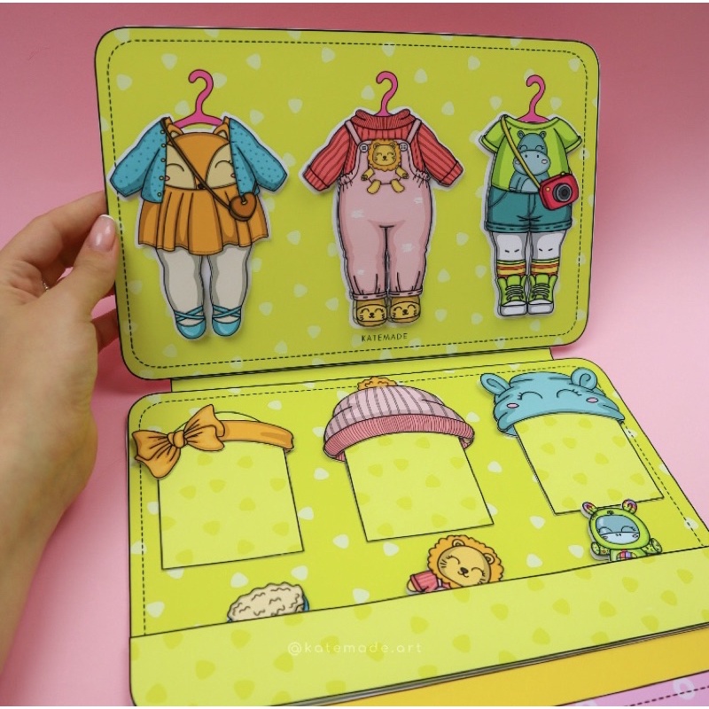 Búp bê giấy em bé búp bê giấy siêu xinh