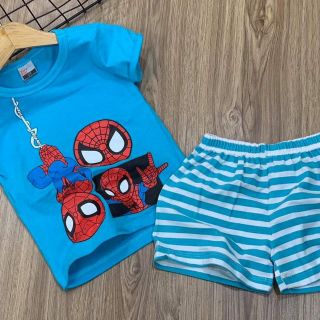 Bộ đùi bé trai thun coton 4 chiều mịn đẹp