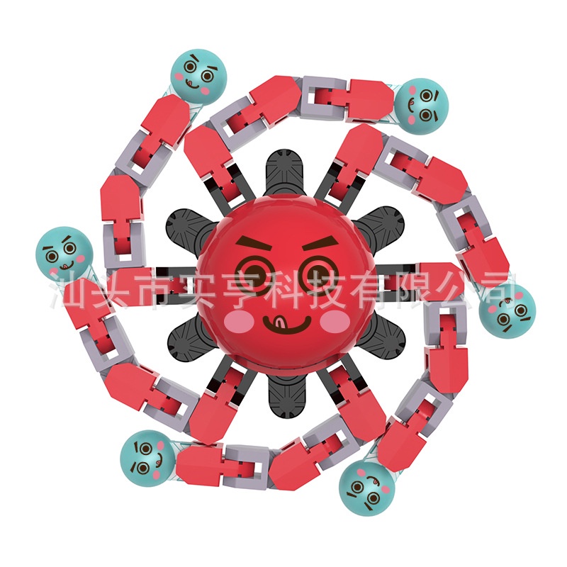 Con Quay Đồ Chơi Fidget Spinner HìNh Bạch Tuộc Dạ Quang Cho Trẻ Em