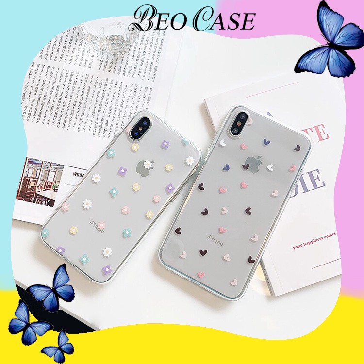 Ốp Lưng Iphone - M444 Hoa Tim