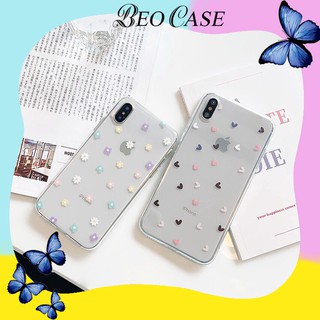 Ốp Lưng Iphone - M444 Hoa Tim