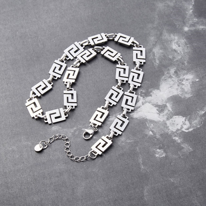 Vòng cổ Thiết Kế Đơn Giản Phong Cách Hip Hop Đường Phố