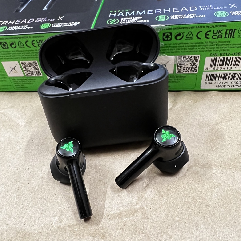 Tai nghe không dây Razer Hammerhead True Wireless X | Gaming gear | Chống nước