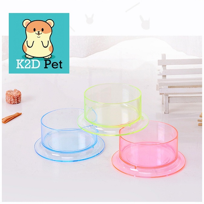 Bát ăn trong suốt cho hamster