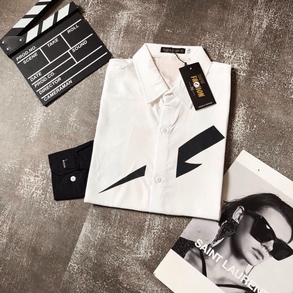 Áo Sơ Mi Nam Cổ Bẻ Cài Nút In 3D Chuyển Nhiệt Không Bong Chất Kate Lụa Mịn Mặc Đẹp Lịch Lãm [NEW UNISEX]