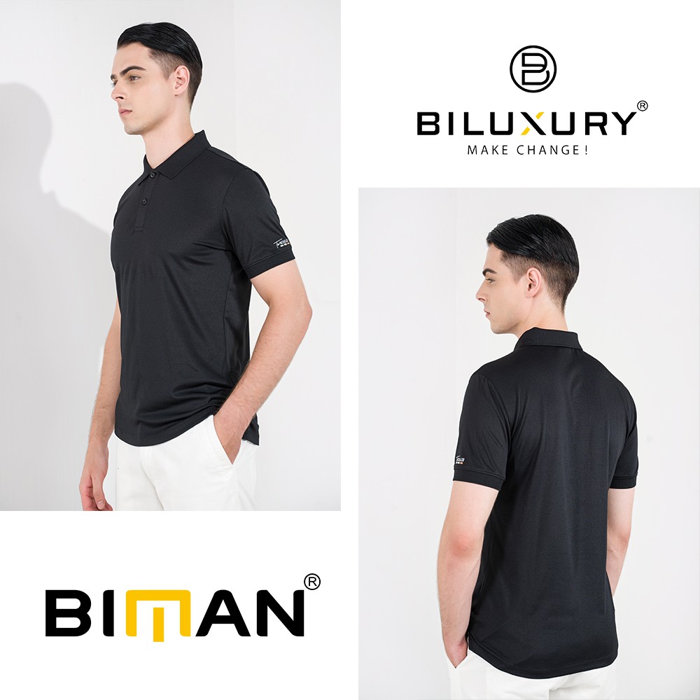 Áo polo nam Biman by Biluxury thun poly mềm mại không bai gião phai màu 5APCB006