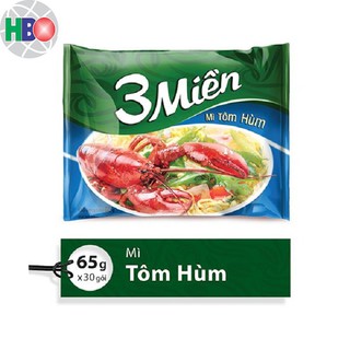 Mì 3 Miền Tôm Hùm 65g (30 gói)