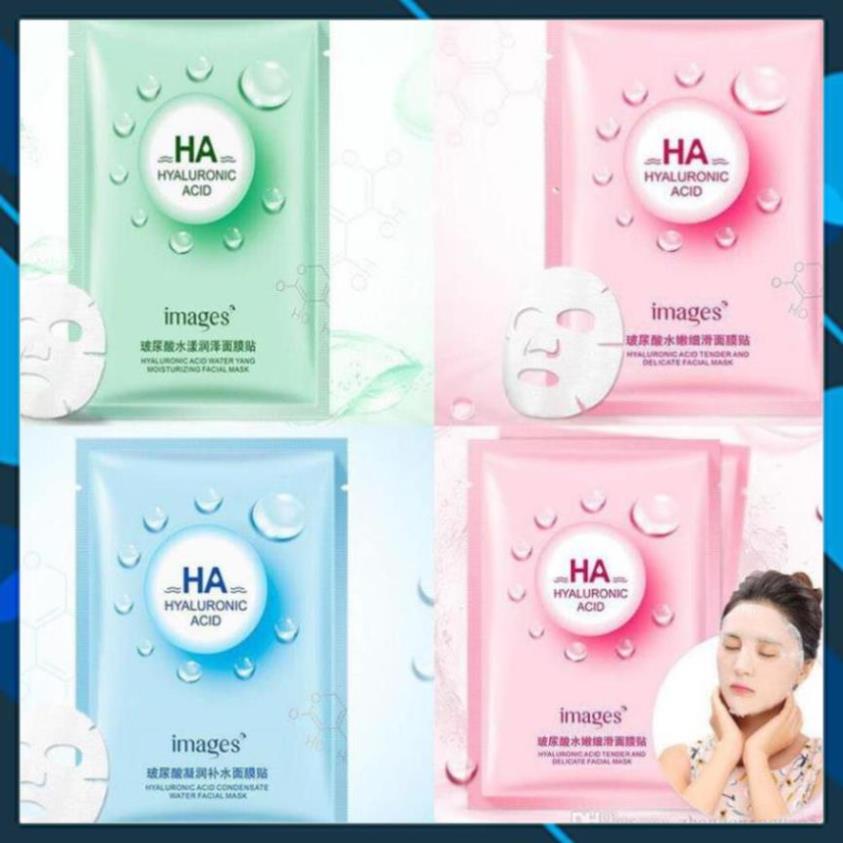 Mặt nạ giấy dưỡng trắng da mụn cấp ẩm thải độc HA Images | BigBuy360 - bigbuy360.vn