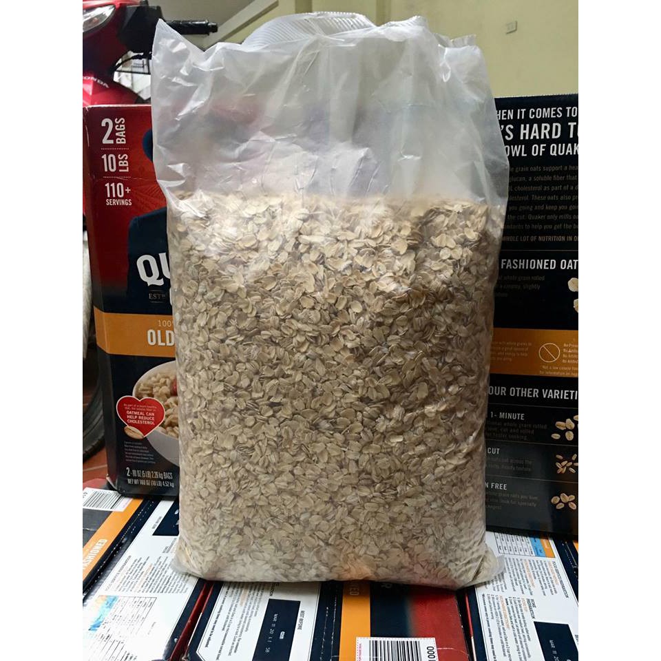 (Auth) Nửa thùng yến mạch QUAKER OATS Old Fashioned 2kg26g date 5/2022 NHẬP KHẨU USA