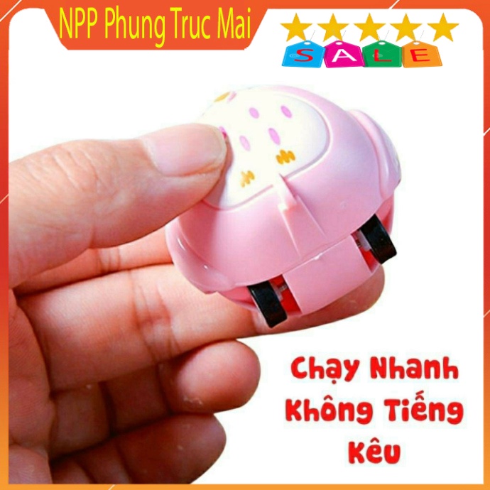 Đồ chơi  Trứng 20 Thú chạy đà đà siêu dễ thương chất liệu nhựa ABS cao cấp cho bé - Đồ chơi xe chạy đà mini hình thú