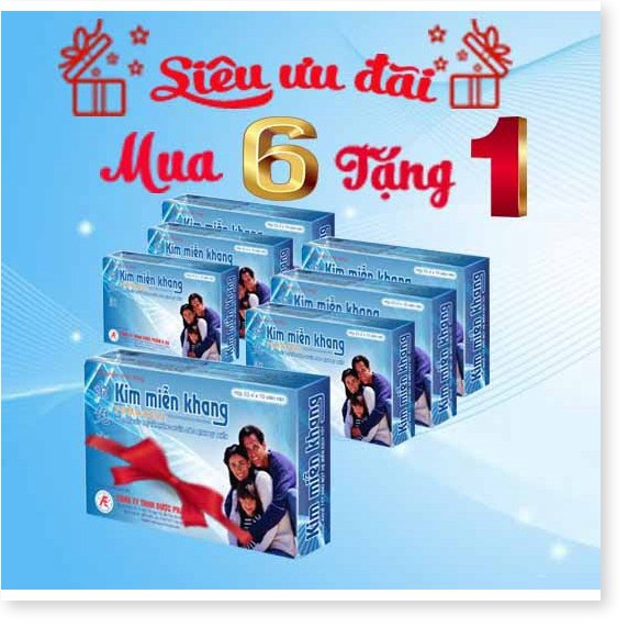 Kim Miễn Khang - Hỗ Trợ Vẩy Nến , Lupus Ban Đỏ ( Mua 6 hộp tặng 1 hộp )