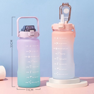 Bình đựng nước 2l dễ thương có vạch