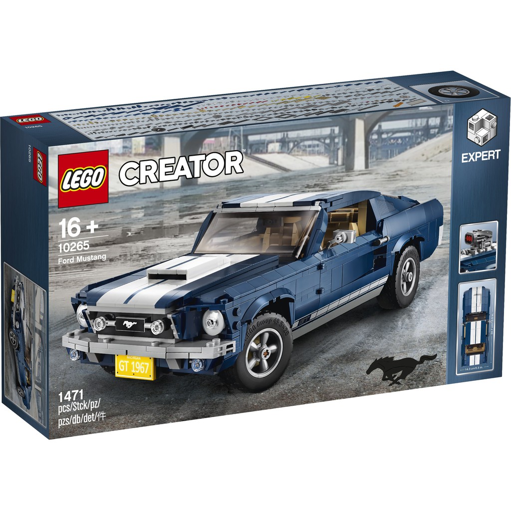 🚙 10265 Đồ chơi lắp ráp Iego Creator Expert Ford Mustang - Xe hơi kiểu cổ điển