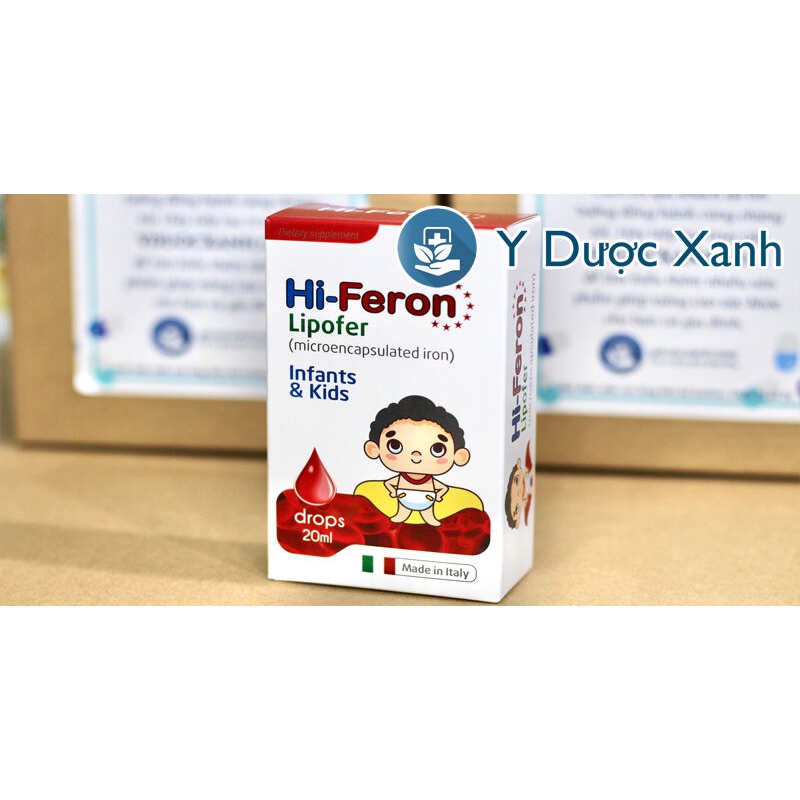 Mua  HI FERON 20ml, Siro sắt nhỏ giọt hữu cơ bổ máu cho bé - Y Dược Xanh
