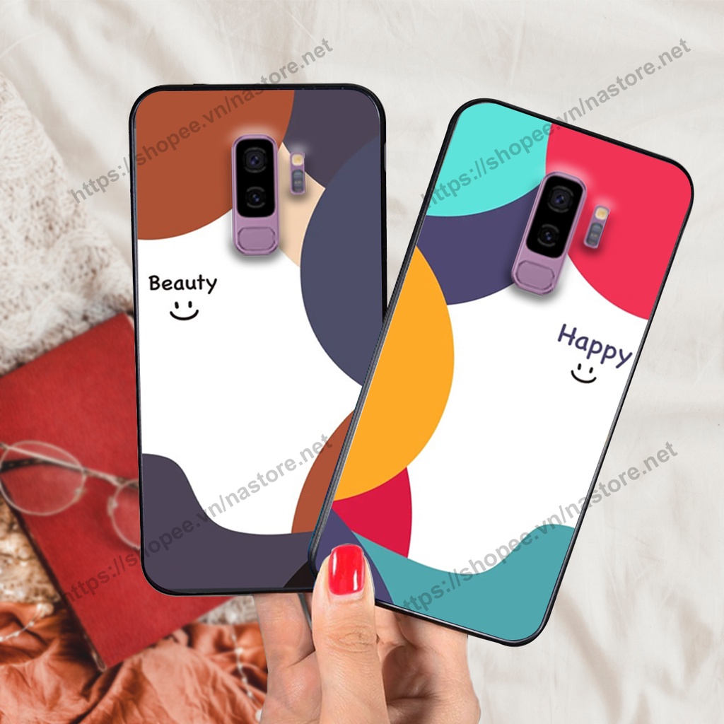 Ốp lưng Samsung S9 / S9 Plus / S9+ mặt cười, họa tiết caro đơn giản đẹp cute