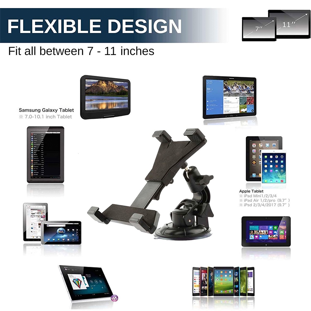 Giá Đỡ Máy Tính Bảng Hút Chân Không 360° Giá Đỡ ĐiệN ThoạI GắN KíNh ChắN Gió Xe Hơi