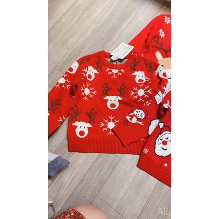 Áo len Noel cho bé