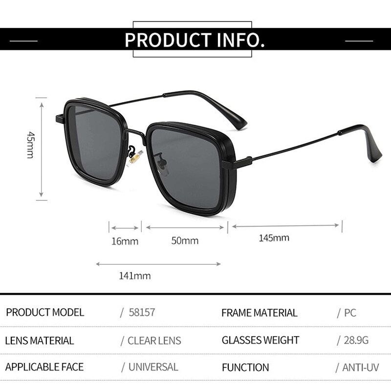 Kính Mát Gọng Kim Loại Thời Trang Cho Nam Và Nữ